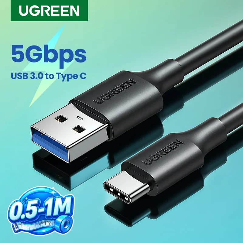 Cáp dữ liệu USB-C, USB 3.0 5Gbps, 3A