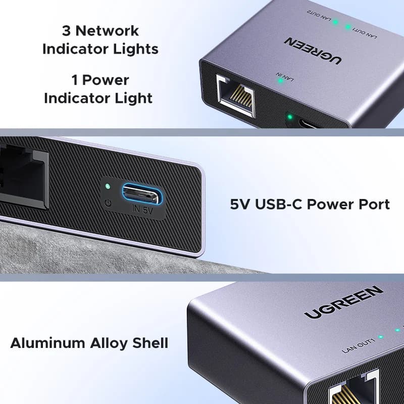 Bộ chia mạng RJ45, Adapter LAN 1 sang 2
