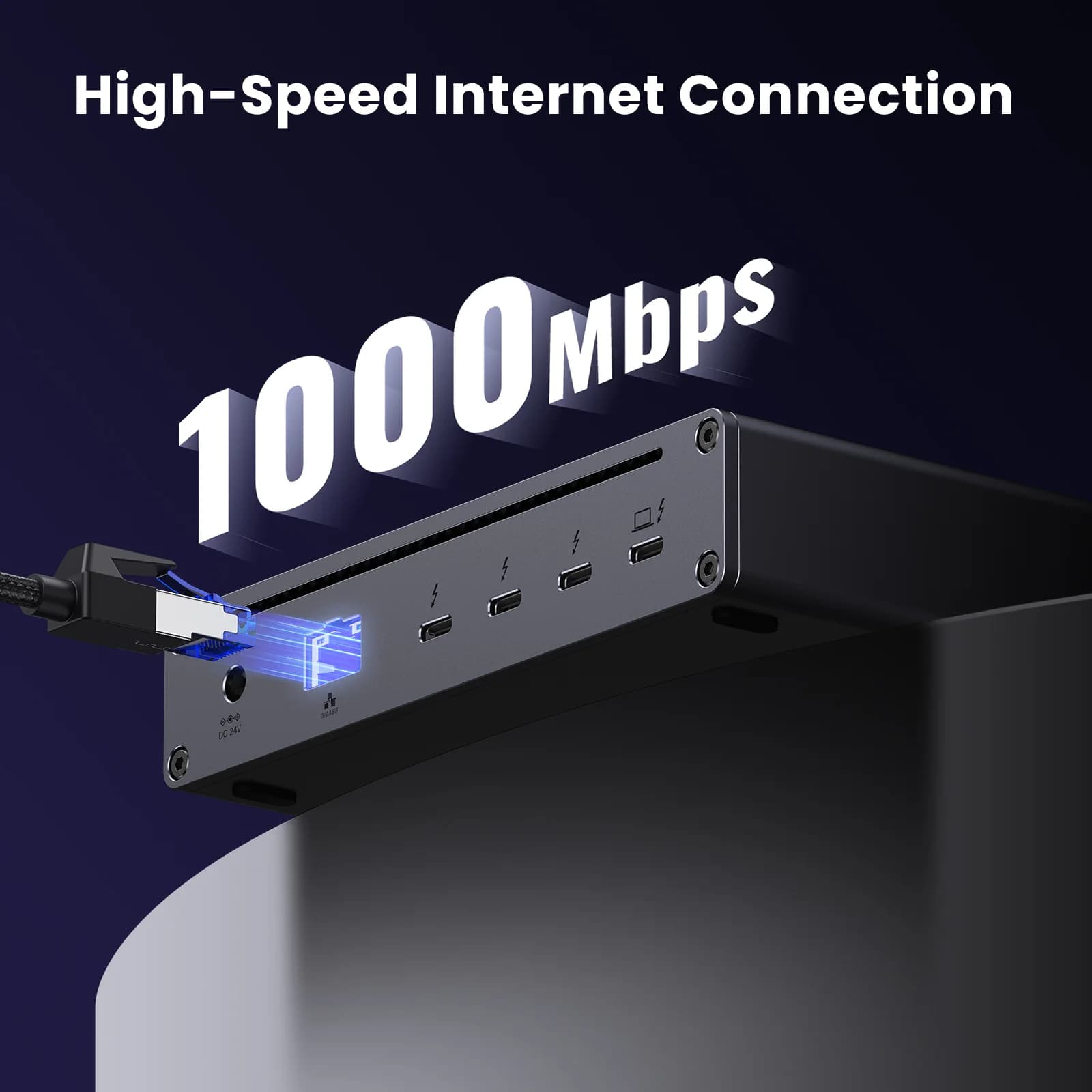 Trạm Docking Station Thunderbolt 4 8-in-1 40Gbps