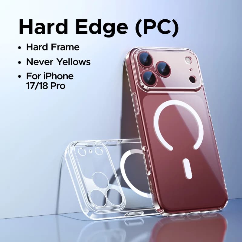 Ốp lưng iPhone trong suốt từ nhựa PC có MagSafe