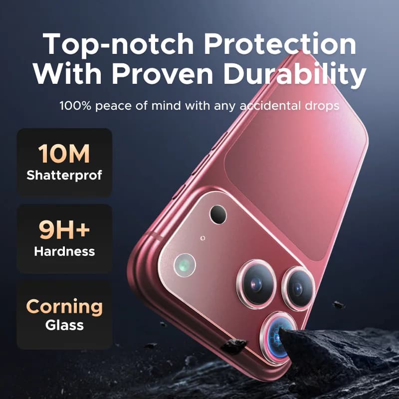 Kính cường lực bảo vệ ống kính camera cho iPhone Pro Max