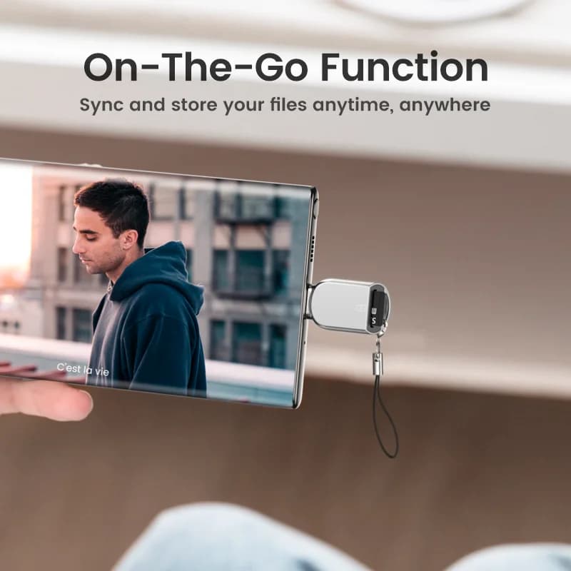 Đầu đọc thẻ Micro SD sang USB-C, USB 3.0 OTG