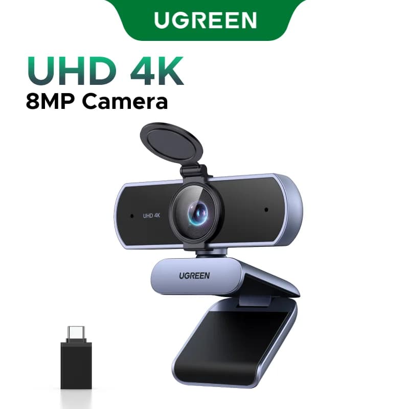 Webcam 4K kèm Micro và Tự động cân bằng ánh sáng