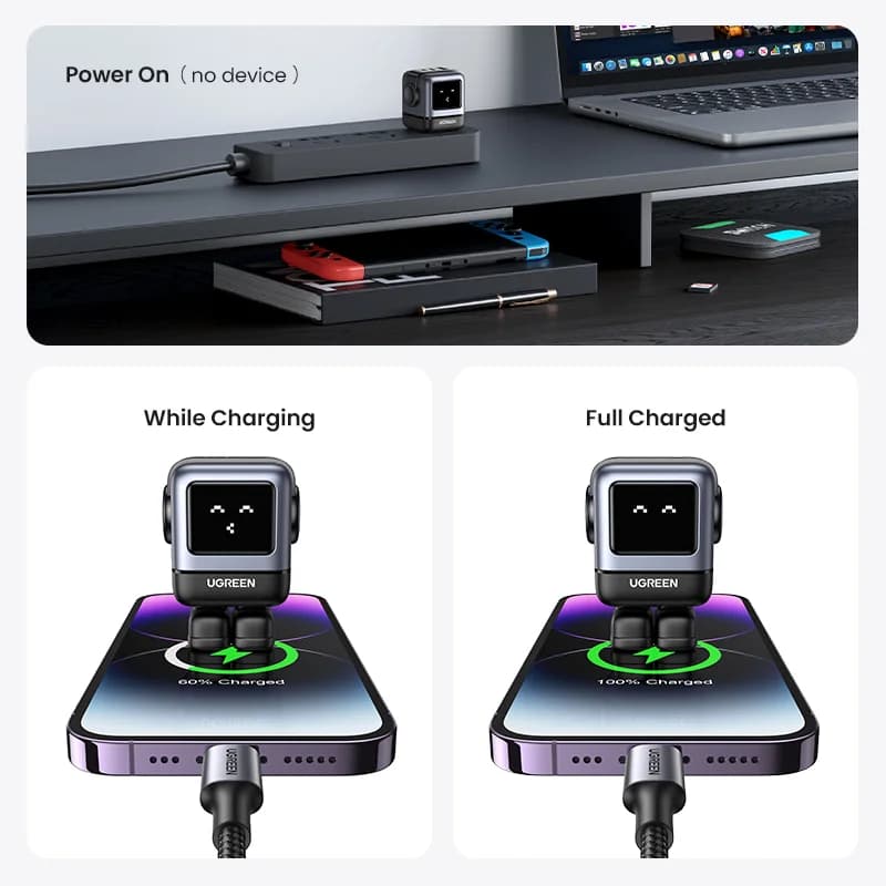 Sạc tường GaN USB-C 65W, phích cắm Mỹ