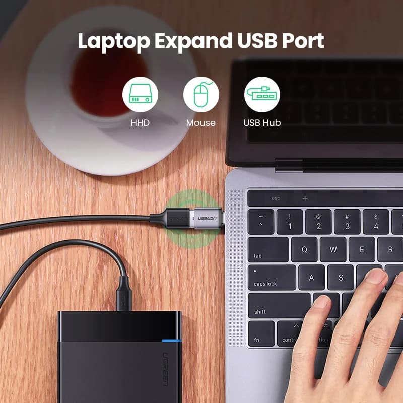 Adapter chuyển đổi USB-C sang USB 3.0, Thunderbolt 3 OTG