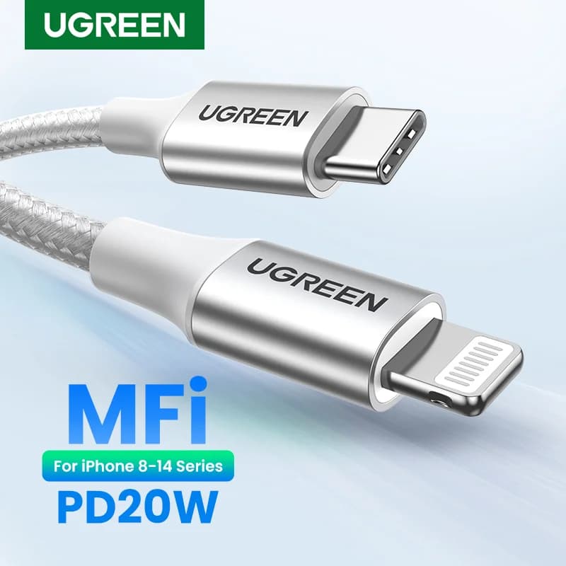 Cáp USB-C sang Lightning MFi, Sạc nhanh PD 30W