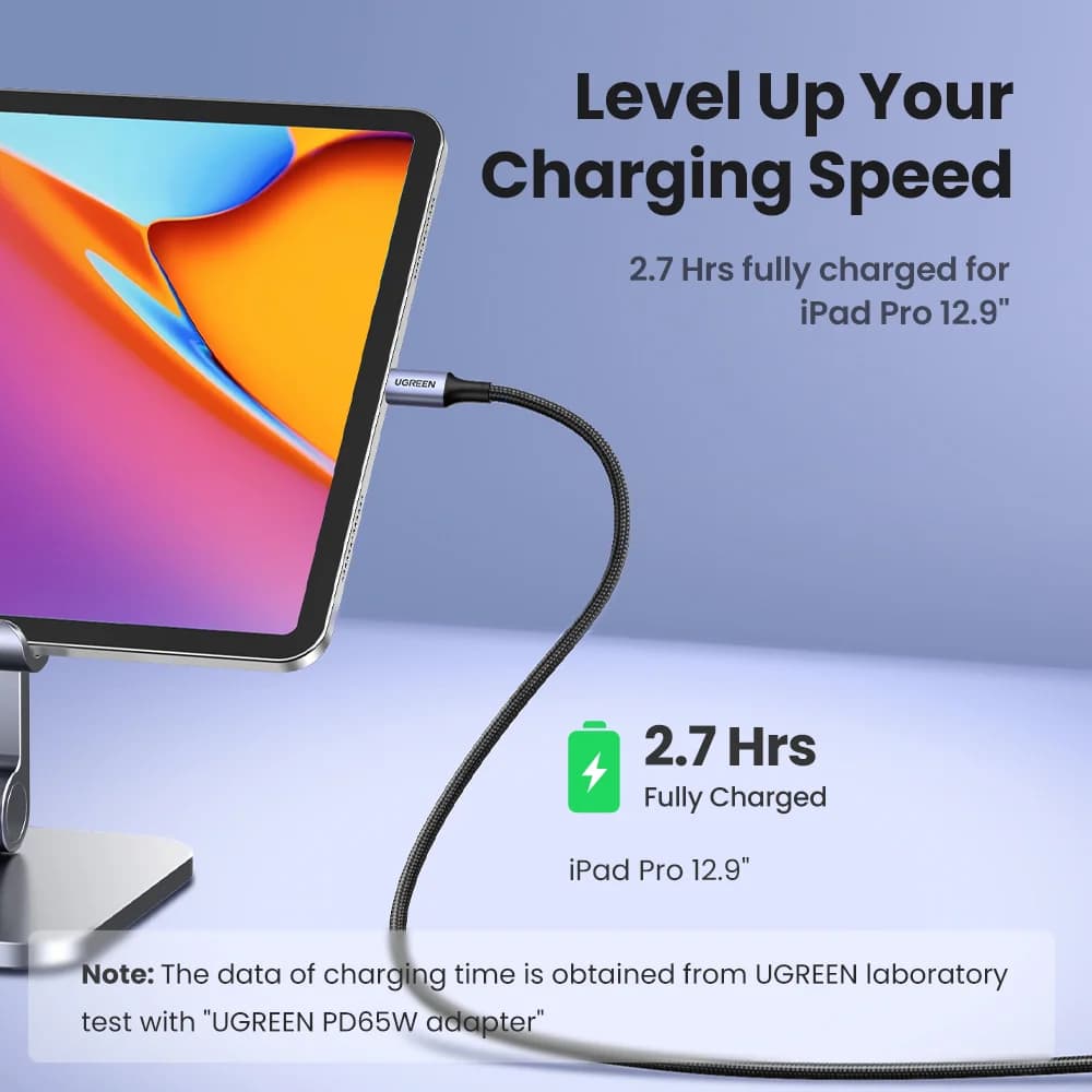 Cáp USB-C sang USB-C, PD 100W, 5A