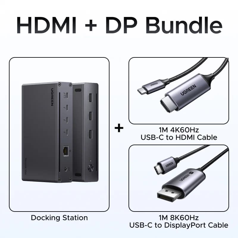 Trạm Docking Station Thunderbolt 4 8-in-1 40Gbps