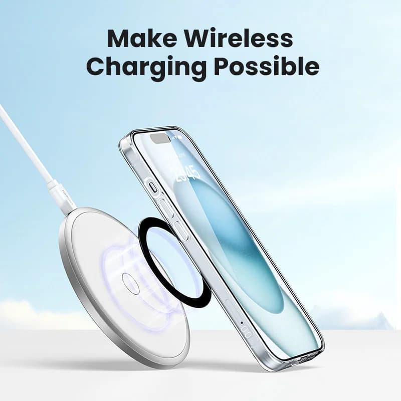 Bộ chuyển đổi vòng kim loại từ tính cho sạc không dây MagSafe