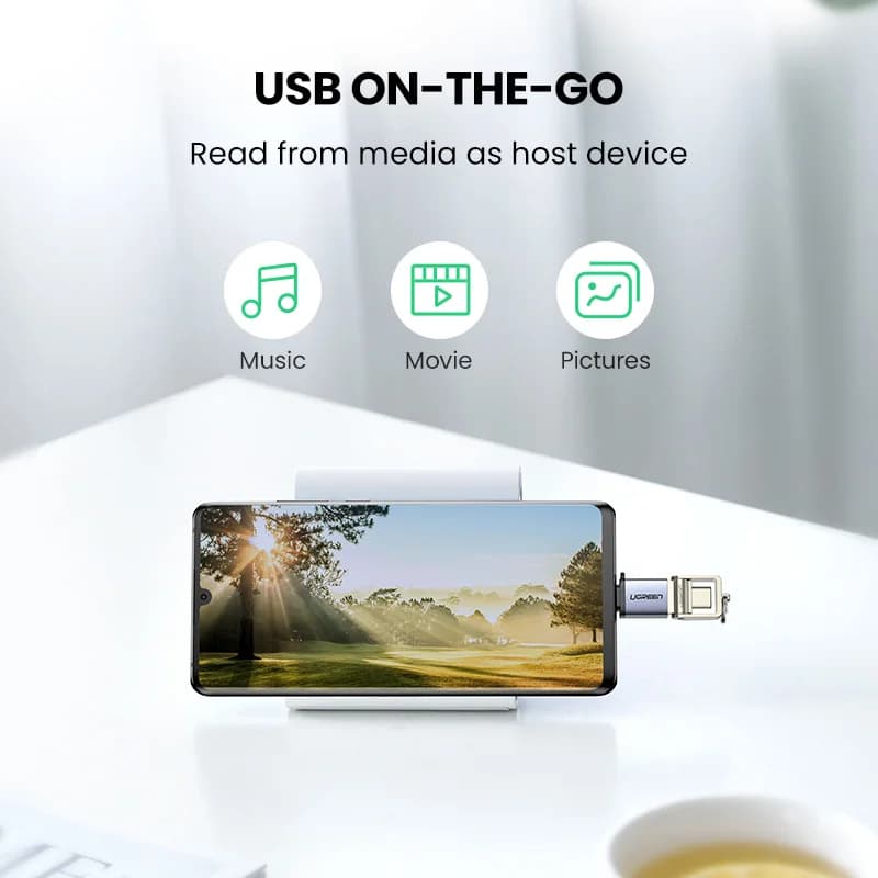 Adapter chuyển đổi USB-C sang USB 3.0, Thunderbolt 3 OTG