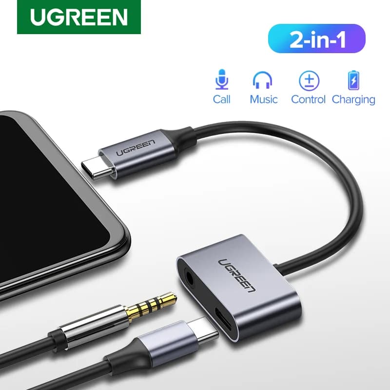 Cáp chuyển đổi âm thanh AUX 3.5mm sang USB-C